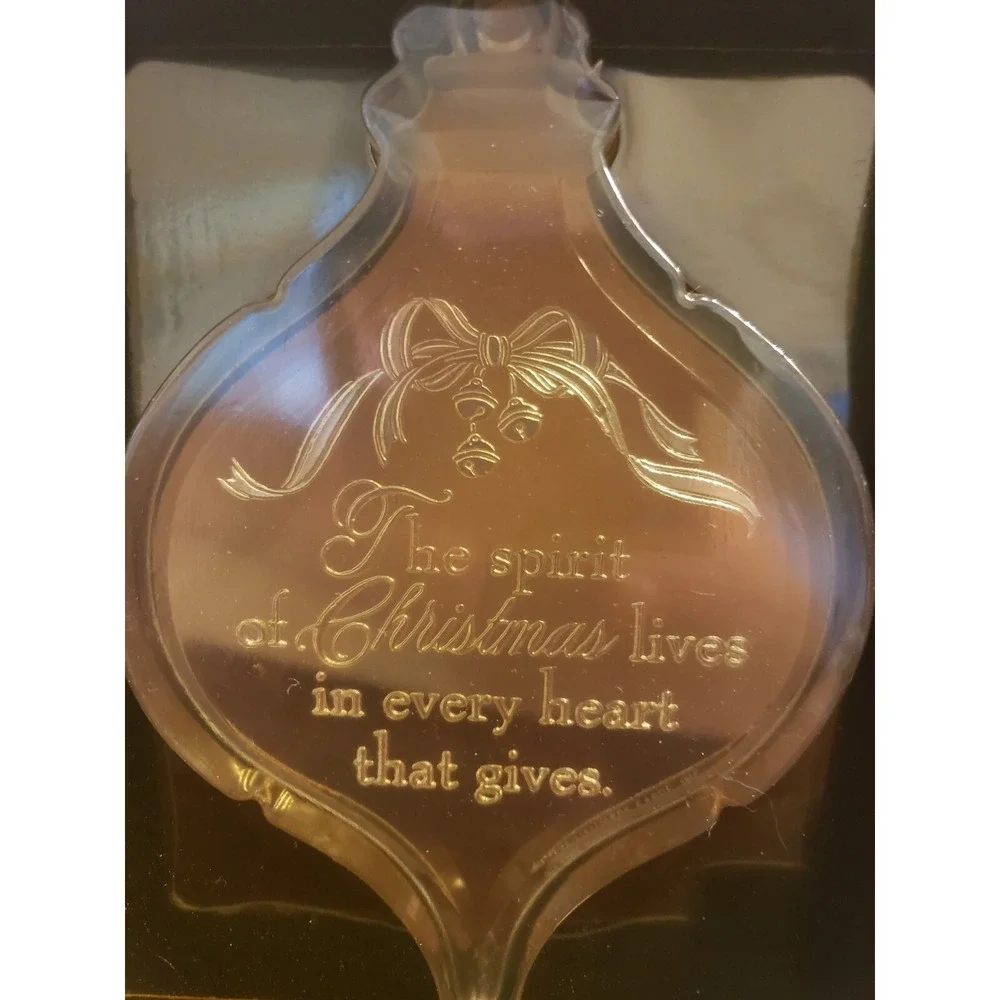 Hallmark Christmas‎ Keepsake Ornament Thank you / Gratitude 1984 w/ box Vintage